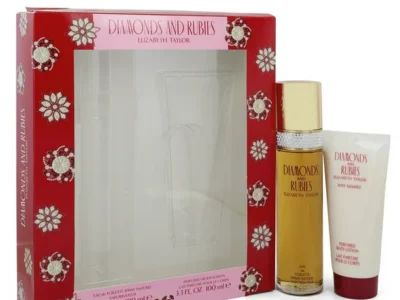 Diamonds & Rubies By Elizabeth Taylor - Gift Set -- 3.3 oz EDT Sp. + 3.3 oz Body Lot. for Women